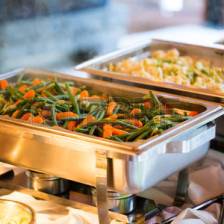 46923825-catering-meal-at-a-wedding-reception-of-green-beans-and-carrots